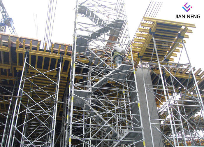 হট ডিপ galvanized Kwikstage / কে - নিরাপত্তা ladder সঙ্গে পর্যায় কাপলক সিঁড়ি টাওয়ার