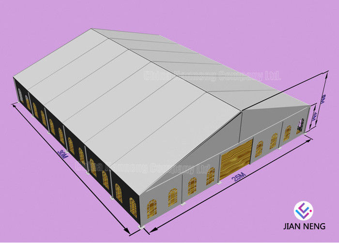 চলমান আউটডোর পার্টি ফাংশন জন্য 25x30m 800 মানুষ বহিরঙ্গন ইভেন্ট তাঁবু