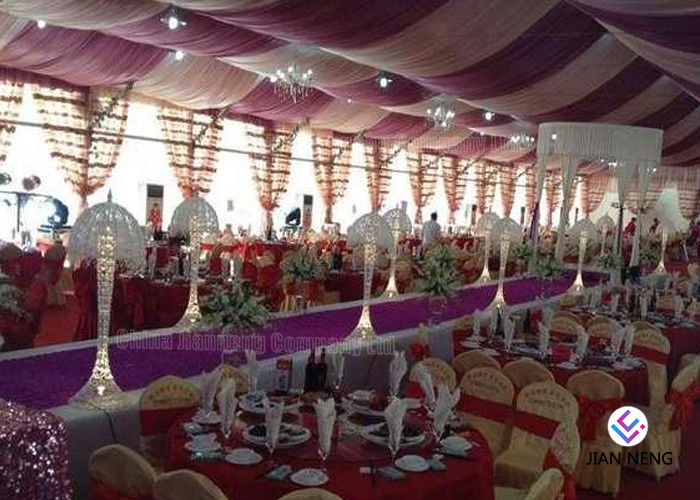 পার্টির মার্কি পরিষ্কার স্প্যান্ট টেন্ট অ্যালুমিনিয়াম তাঁবু রেষ্টুরেন্ট, বিবাহ ইউরোপীয় স্টাইল