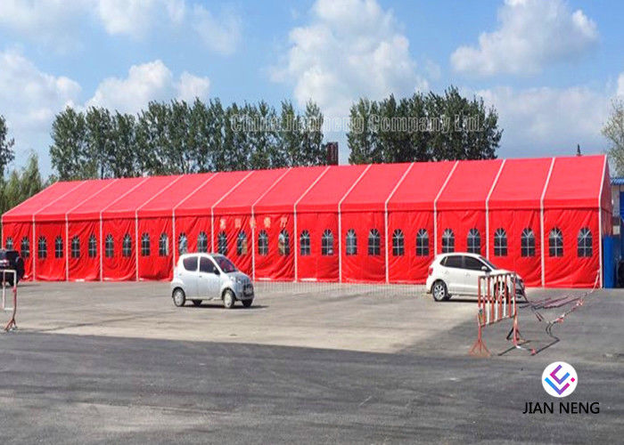 20x30m কার্টেন এবং Linings সঙ্গে 500 মানুষের জন্য লাল রঙ বিবাহের পার্টি তাঁবু